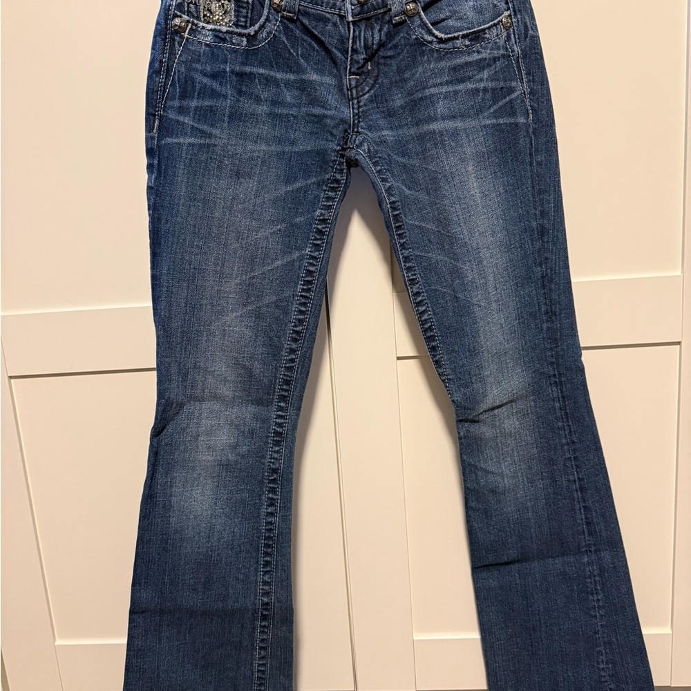Miss Me Medium Blue Flare Jeans